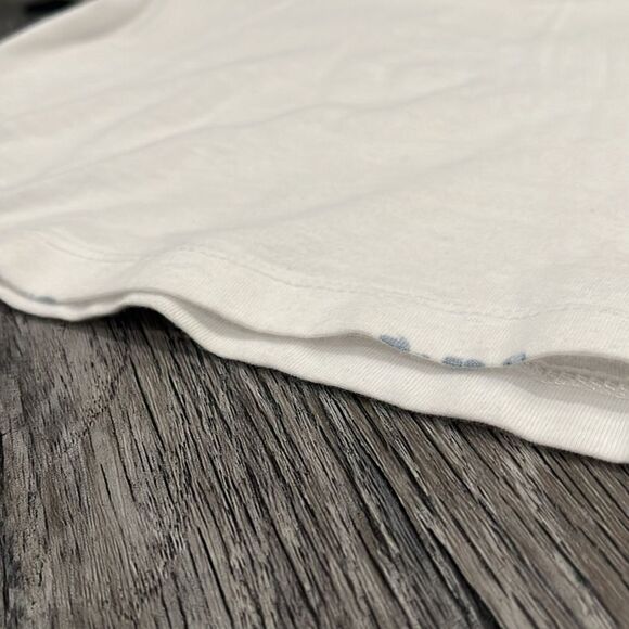 LEVIS white branded crop top - labeled as M but is more of a Small - Picture 9 of 9